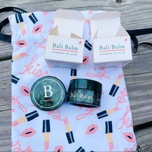 2x Bali Balm Pineapple Lip Scrub NEW Unused